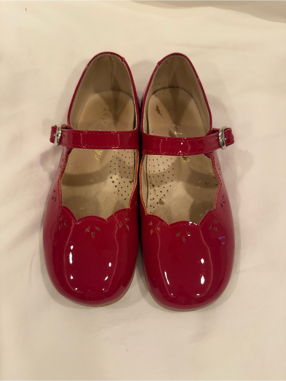Girls' Red Patent Mary Jane Dress Shoes